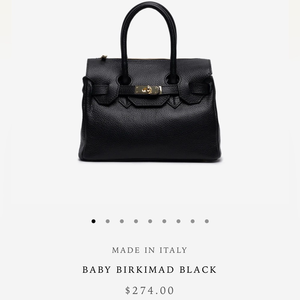 BABY BIRKIMAD in BLACK (Made in Italy)